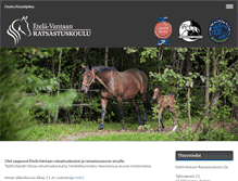 Tablet Screenshot of etelavantaanratsastuskoulu.com